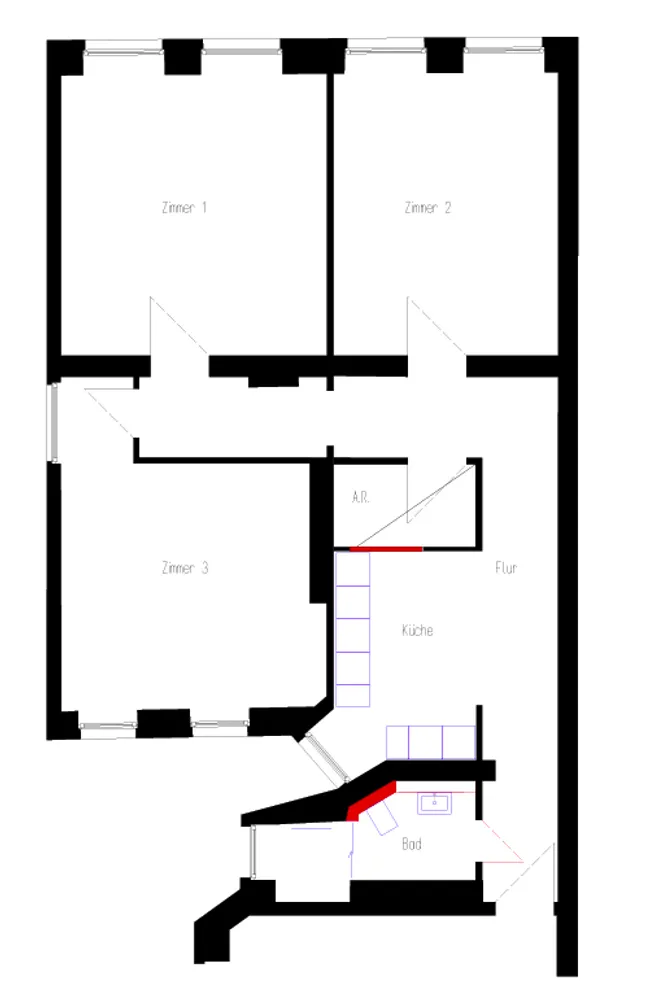 3 Zimmer Wohnung mit 105 m² in Berlin – Bild 3