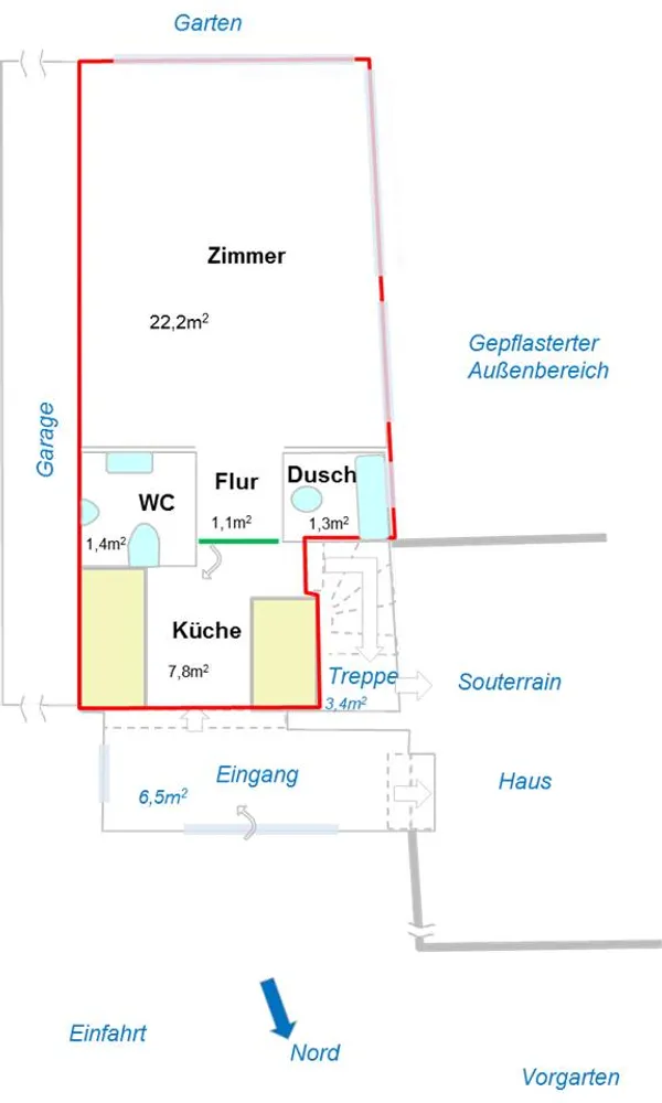 1 Zimmer Wohnung mit 34 m² in Krefeld – Bild 10