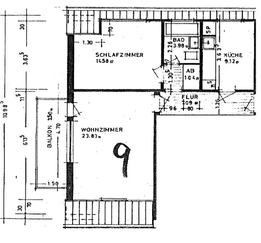 2 Zimmer Wohnung mit 58 m² in Bremen – Bild 9