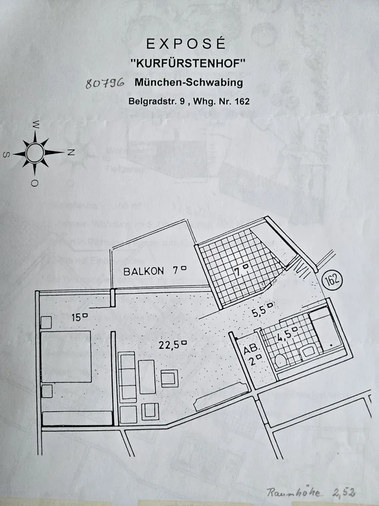 2 Zimmer Wohnung mit 60 m² in München – Bild 1