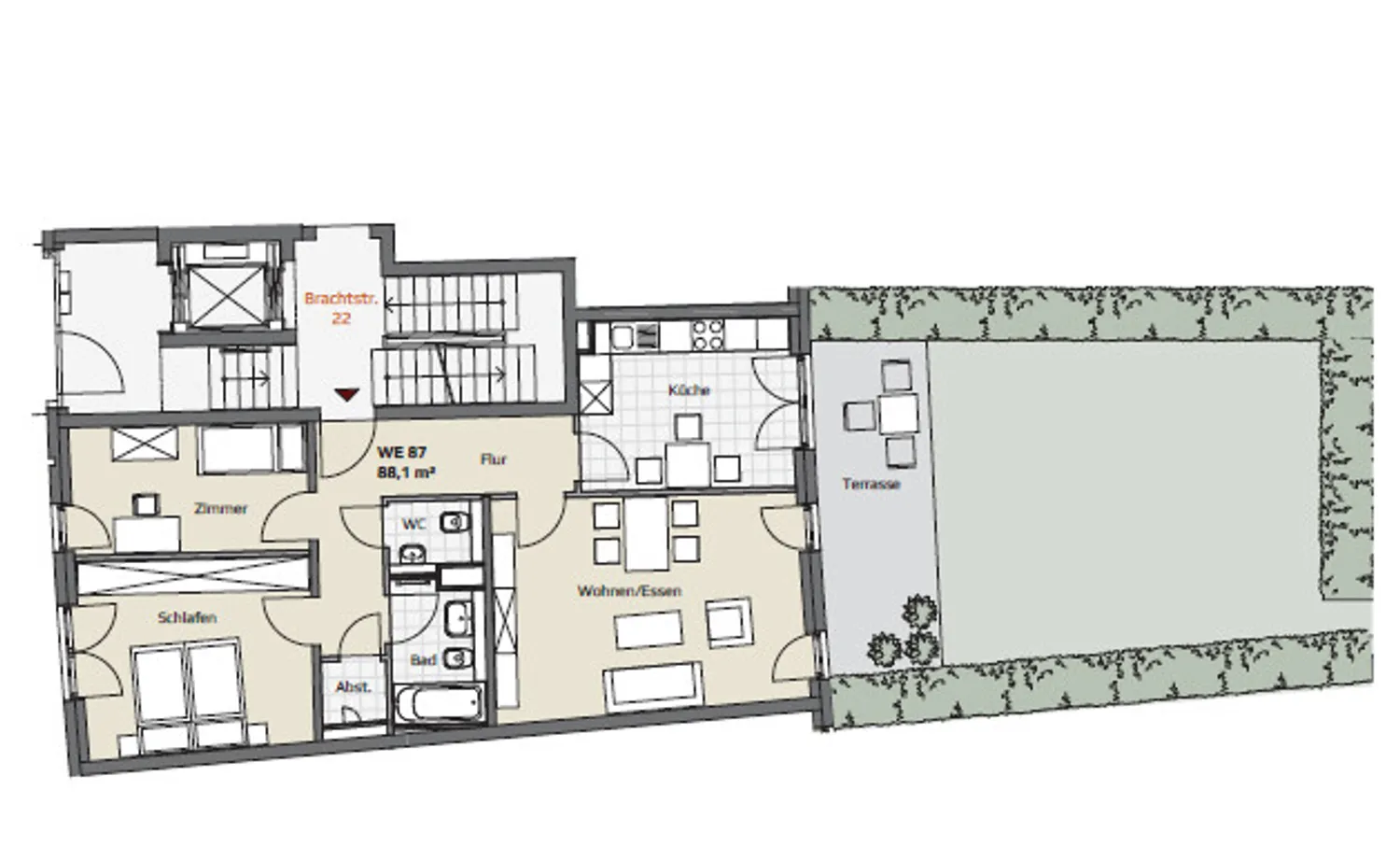 3 Zimmer Wohnung mit 88 m² in Düsseldorf – Bild 8