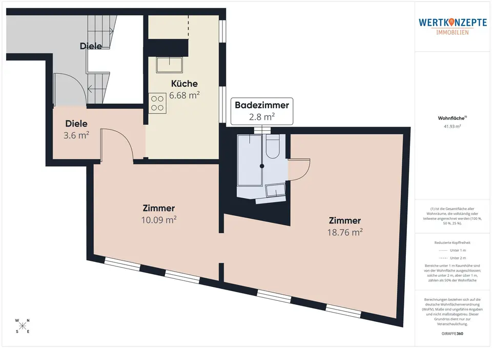 2 Zimmer Wohnung mit 42 m² in Lübeck – Bild 9
