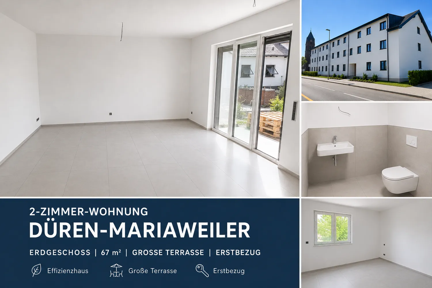 2 Zimmer Wohnung mit 67 m² in Düren – Bild 1