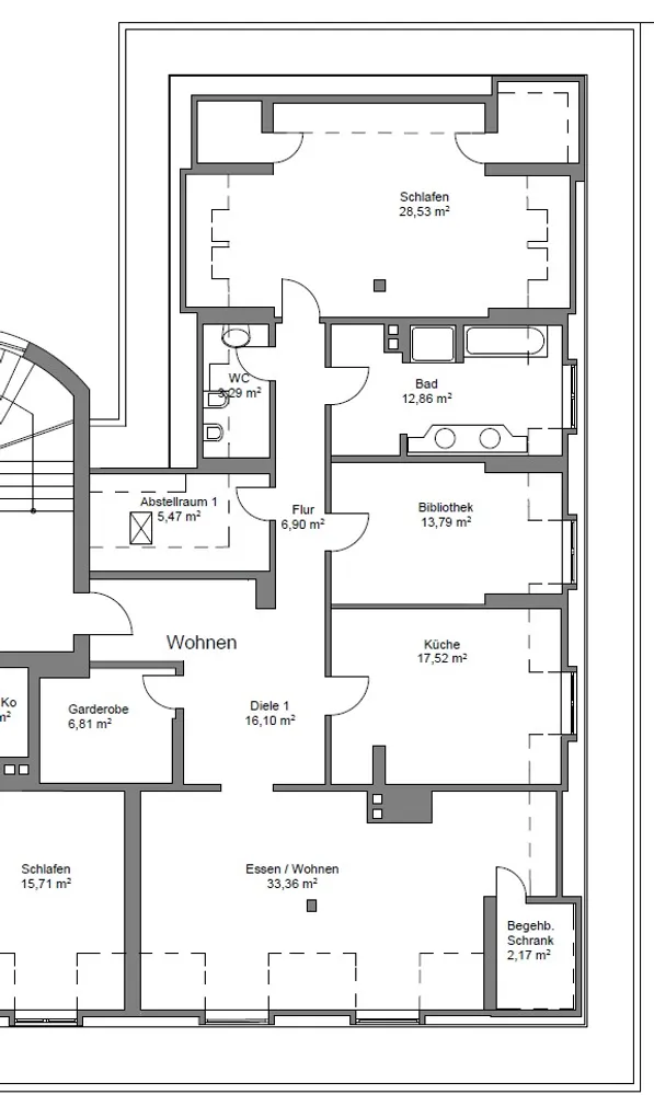 3 Zimmer Wohnung mit 149 m² in München – Bild 1