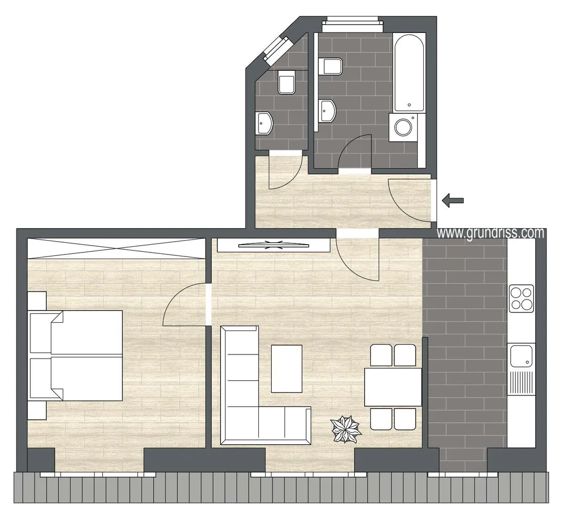 2 Zimmer Wohnung mit 64 m² in Magdeburg – Bild 11