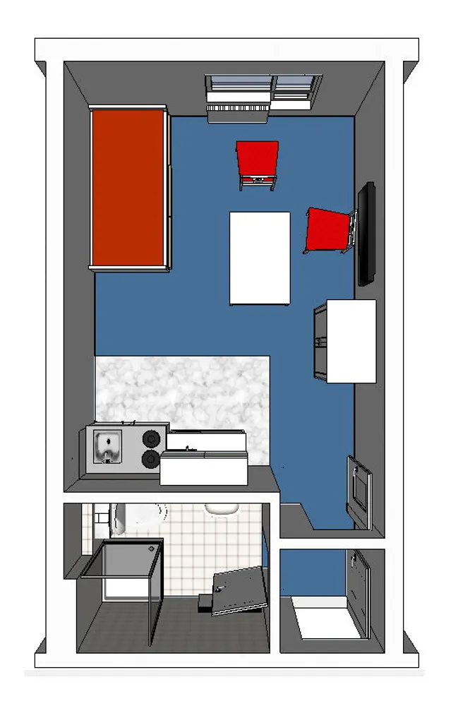1 Zimmer Wohnung mit 22 m² in Bielefeld – Bild 1