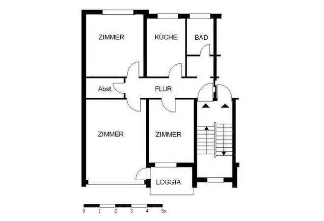 3 Zimmer Wohnung mit 73 m² in Bremen – Bild 2