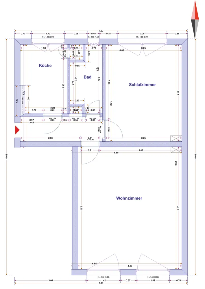 3 Zimmer Wohnung mit 52 m² in Essen – Bild 7