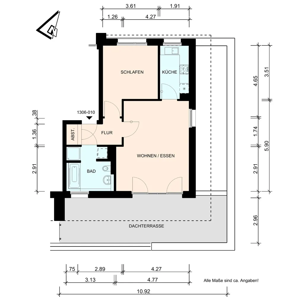 2 Zimmer Wohnung mit 69 m² in Hamburg – Bild 4