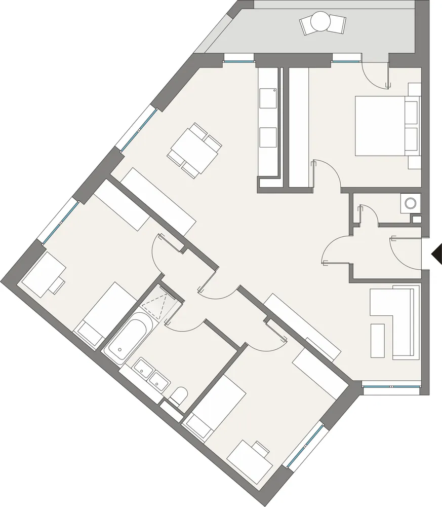 4 Zimmer Wohnung mit 101 m² in Leipzig – Bild 10