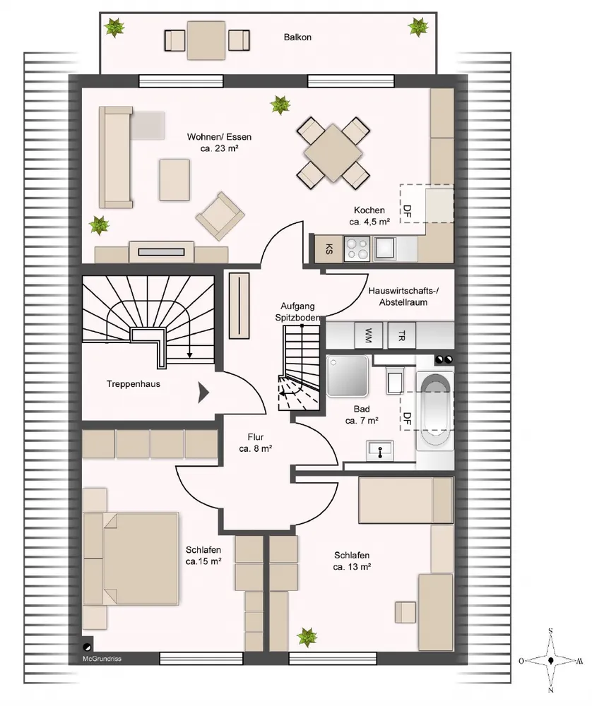 3 Zimmer Wohnung mit 72 m² in Hamburg – Bild 12