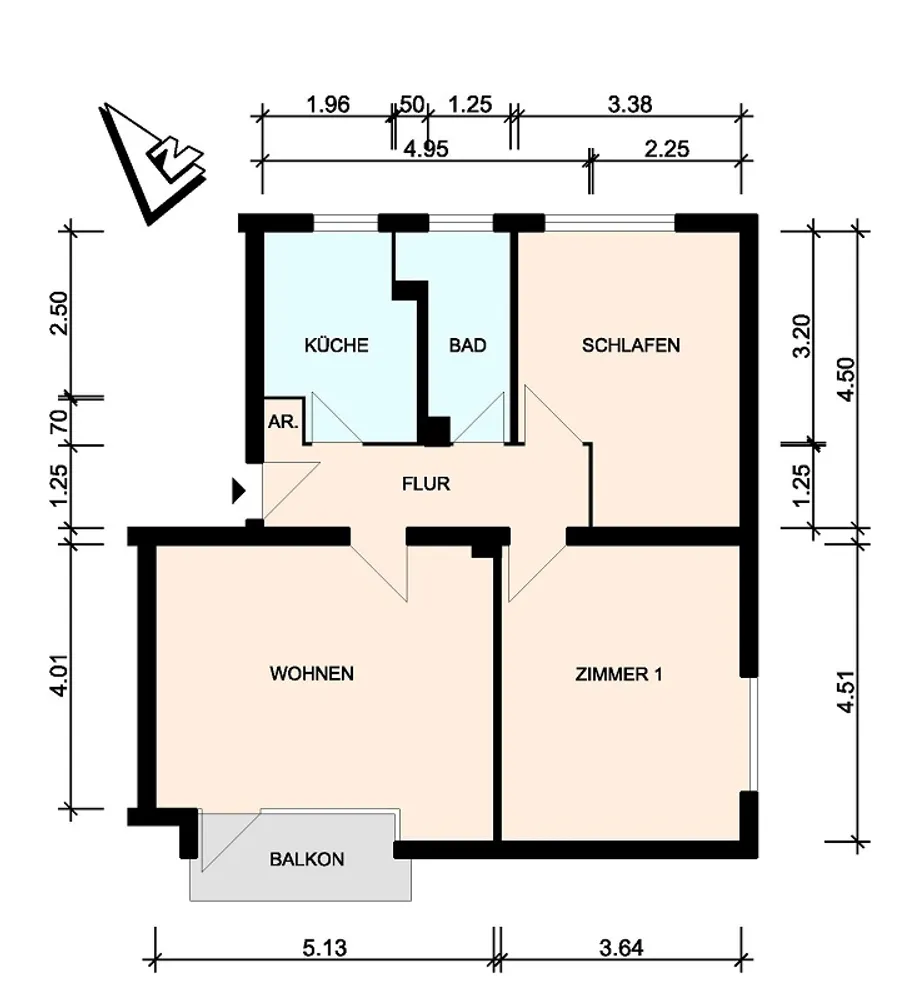 3 Zimmer Wohnung mit 66 m² in Neumünster – Bild 8