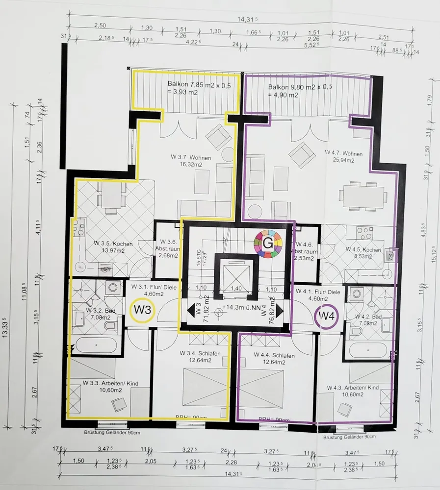 3 Zimmer Wohnung mit 72 m² in Hamburg – Bild 3