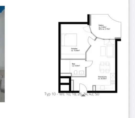2 Zimmer Wohnung mit 50 m² in Berlin – Bild 7
