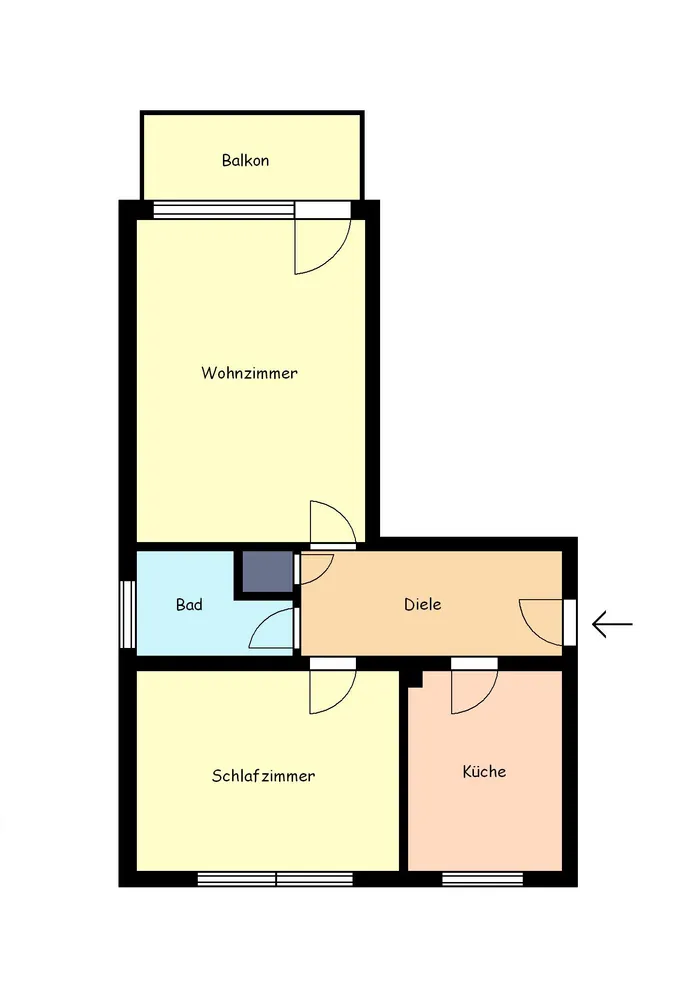 2 room apartment with 62 m² in Herten – Photo 1
