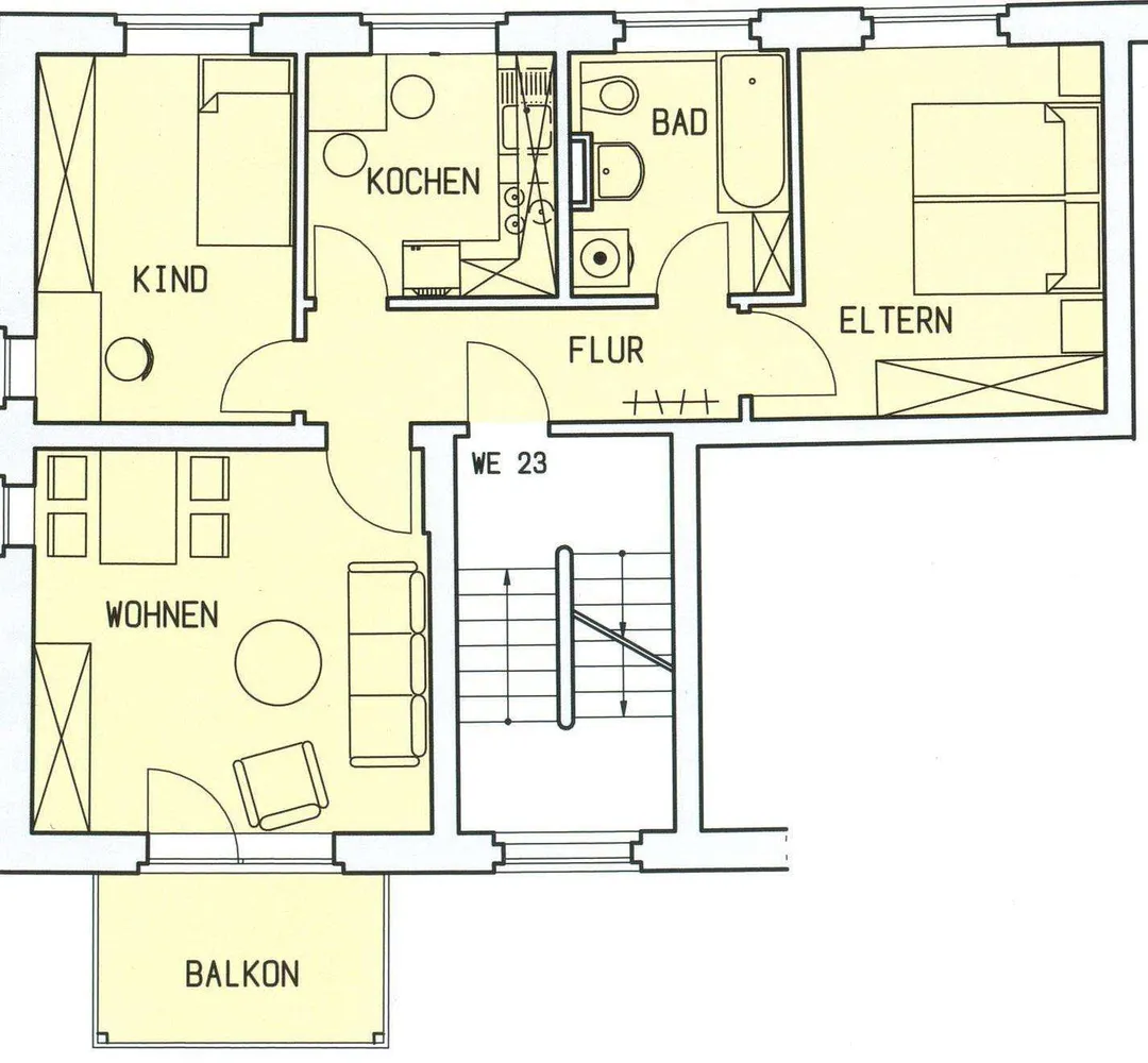 3 Zimmer Wohnung mit 60 m² in Chemnitz – Bild 4
