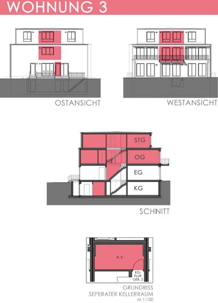 3 Zimmer Wohnung mit 103 m² in Hamburg – Bild 3