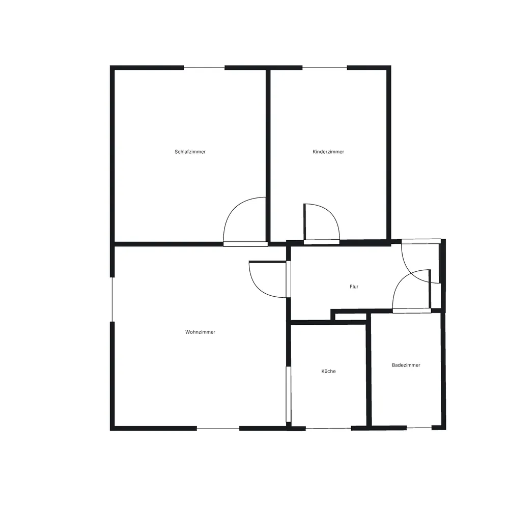 3 Zimmer Wohnung mit 46 m² in Hattingen – Bild 2