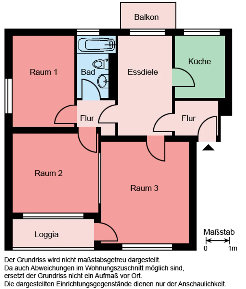3 Zimmer Wohnung mit 72 m² in Iserlohn – Bild 2
