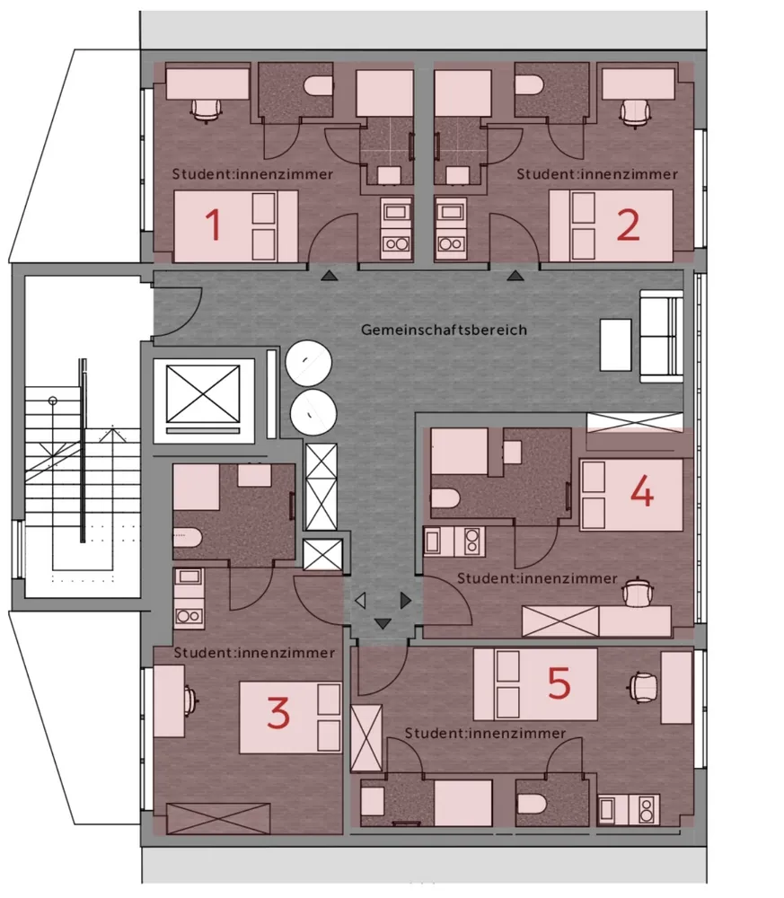 1 Zimmer Wohnung mit 19 m² in Nürnberg – Bild 8