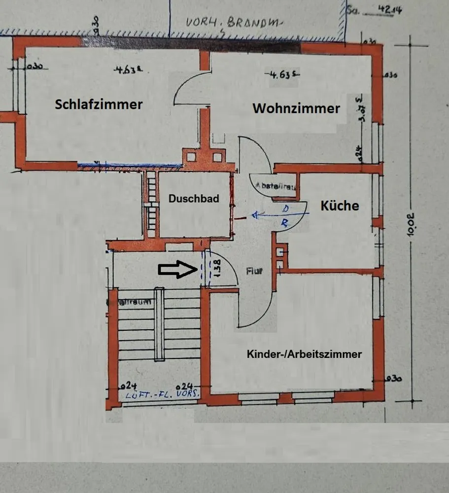 3 Zimmer Wohnung mit 56 m² in Nürnberg – Bild 5