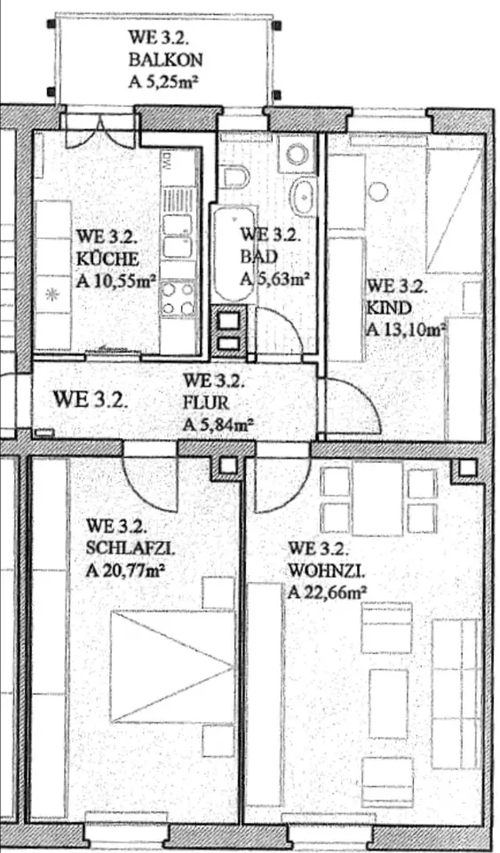 3 room apartment with 82 m² in Chemnitz – Photo 9