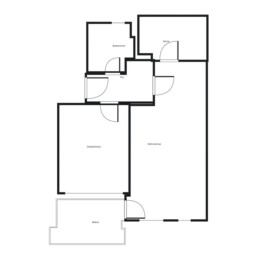 2 Zimmer Wohnung mit 57 m² in München – Bild 1