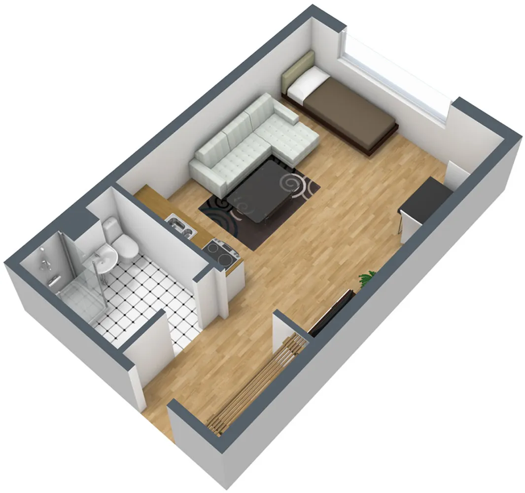 1 Zimmer Wohnung mit 24 m² in Halle (Saale) – Bild 5