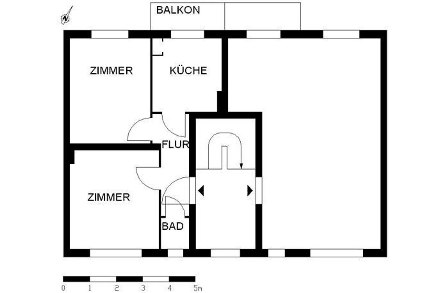 2 Zimmer Wohnung mit 39 m² in Bremen – Bild 4