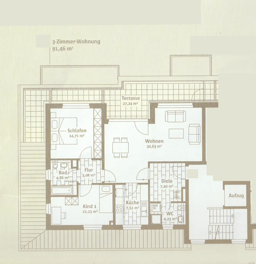 3 Zimmer Wohnung mit 92 m² in Hannover – Bild 11