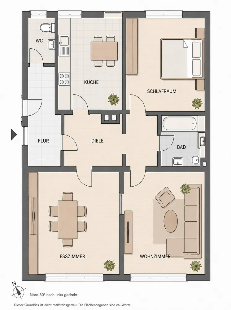 3 Zimmer Wohnung mit 85 m² in Wuppertal – Bild 4