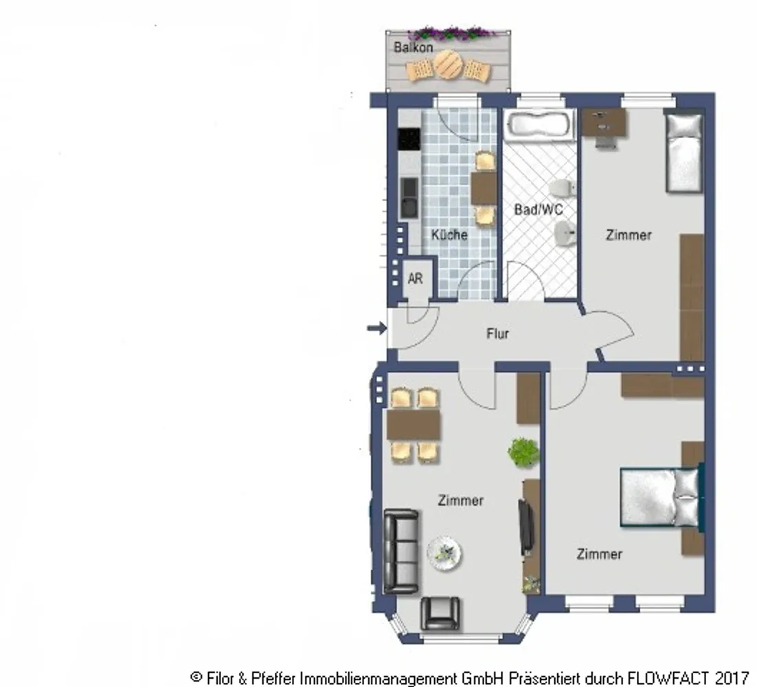 3 Zimmer Wohnung mit 85 m² in Magdeburg – Bild 10