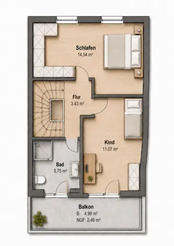 4 Zimmer Haus mit 100 m² in Bocholt – Bild 3