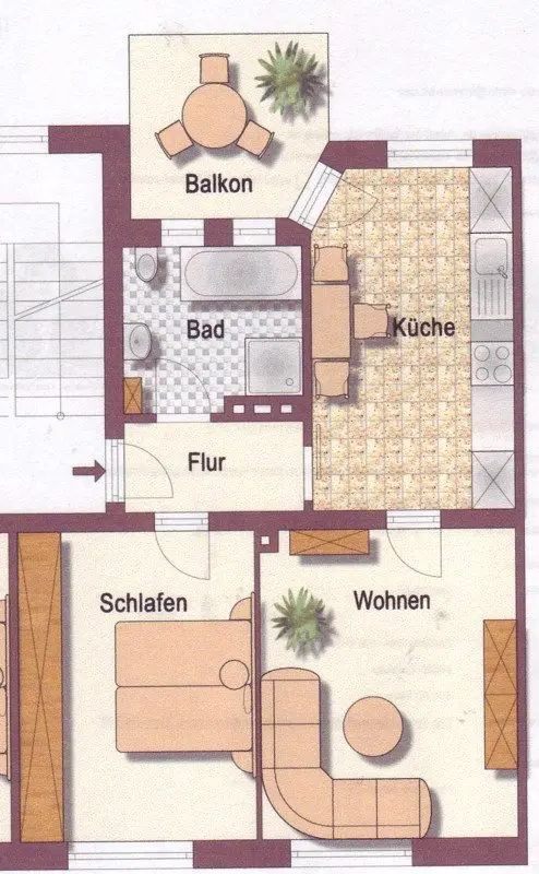 2 Zimmer Wohnung mit 57 m² in Zwickau – Bild 5