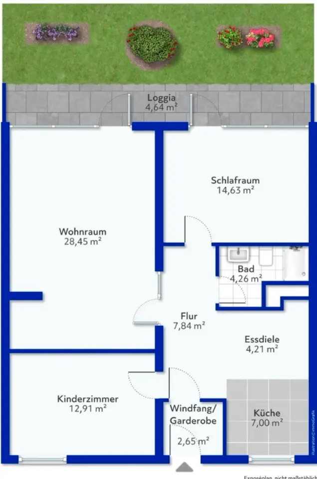 4 Zimmer Wohnung mit 86 m² in Hamburg – Bild 8