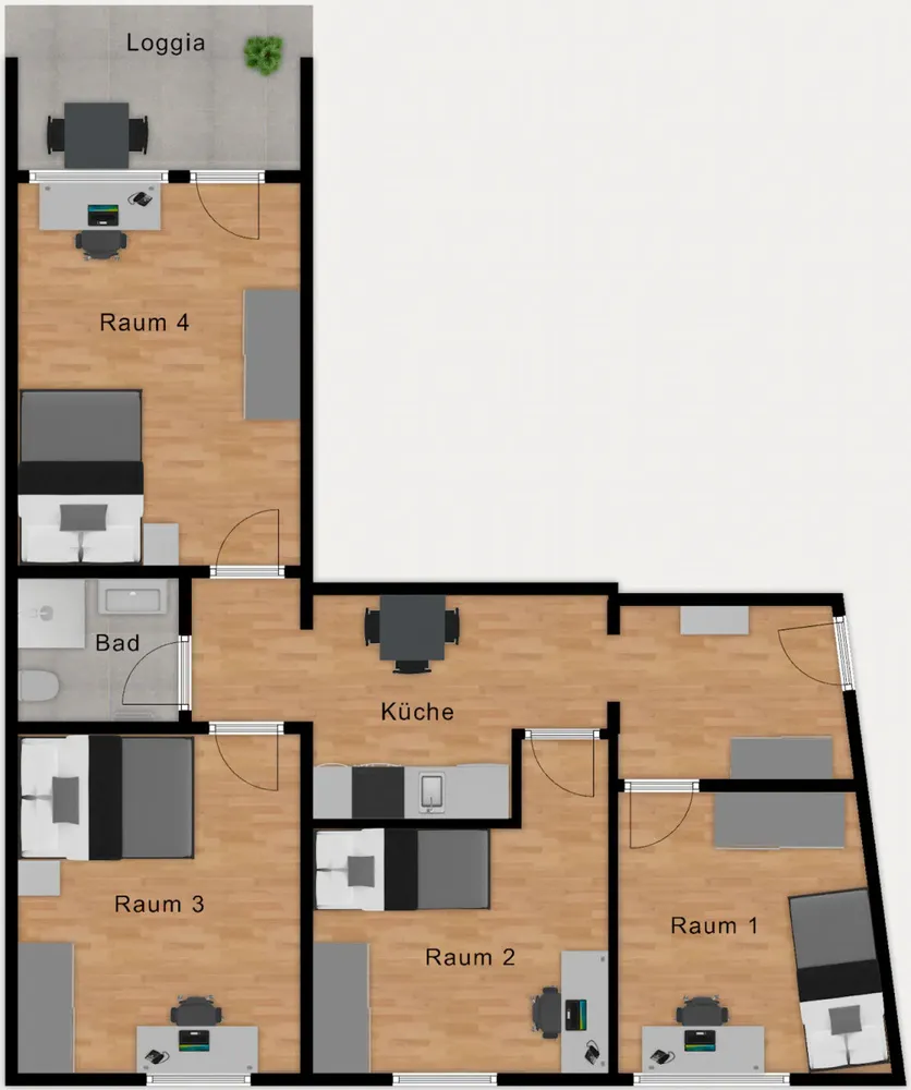 WG-Zimmer mit 14 m² in München – Bild 3
