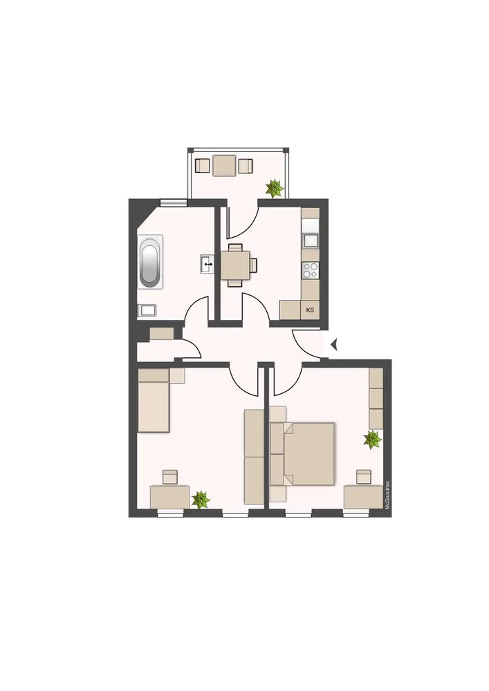 2 Zimmer Wohnung mit 61 m² in Leipzig – Bild 5