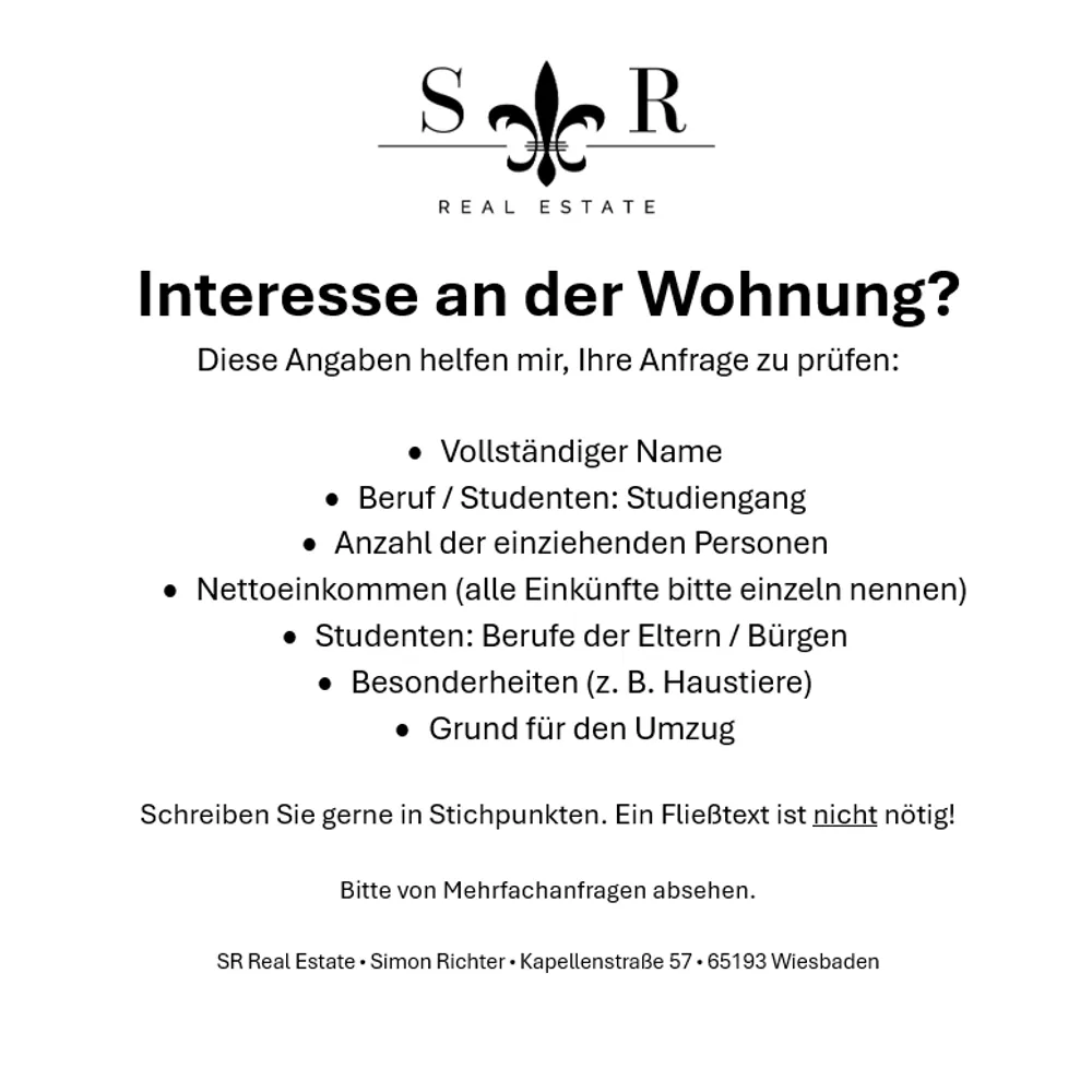 1 Zimmer Wohnung mit 40 m² in Wiesbaden – Bild 3