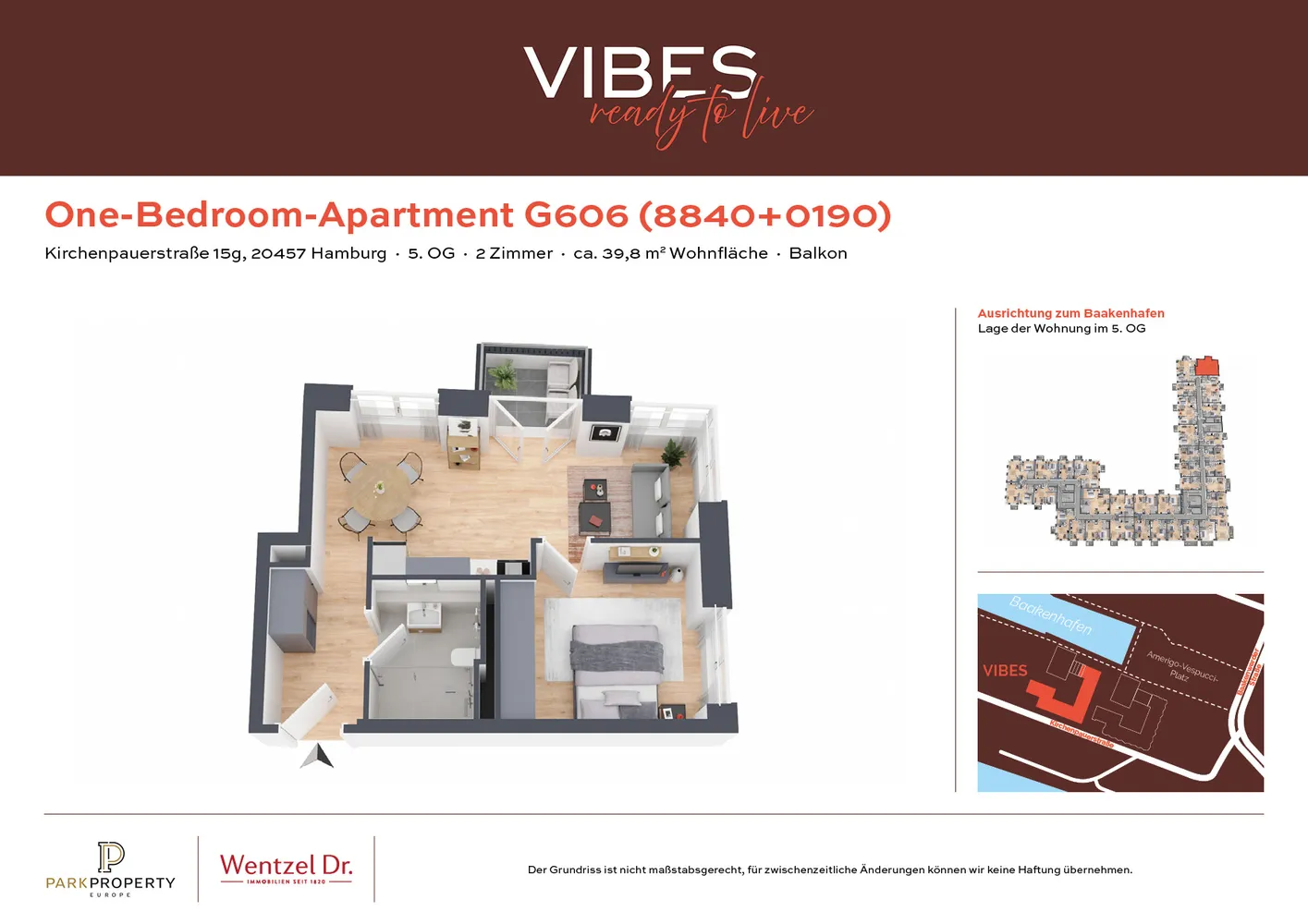 2 Zimmer Wohnung mit 40 m² in Hamburg – Bild 12