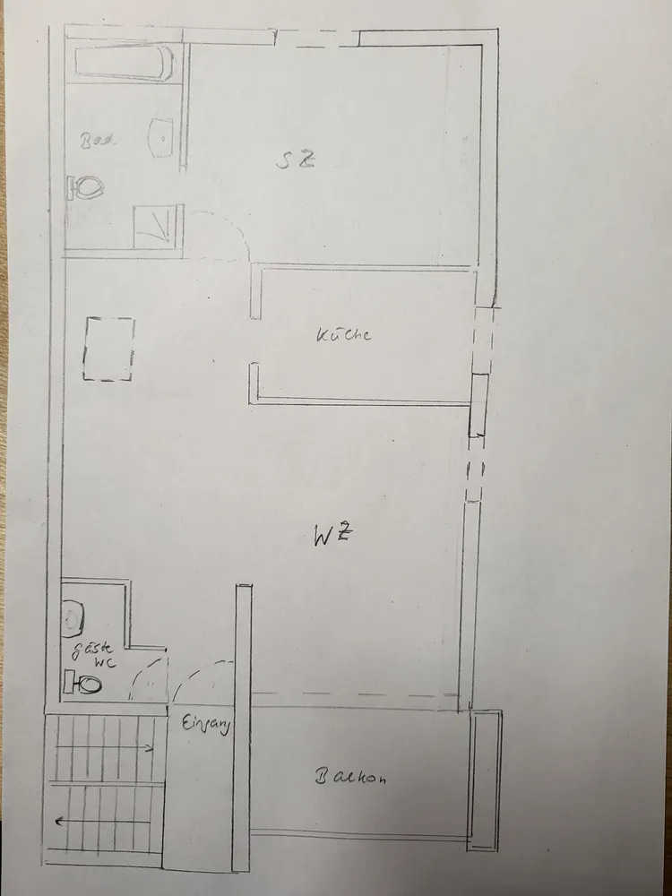 2 room apartment with 65 m² in Bensheim – Photo 6