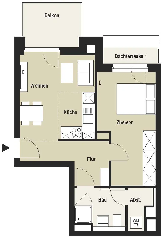 2 room apartment with 52 m² in Mannheim – Photo 7