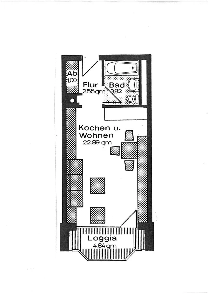 1 Zimmer Wohnung mit 33 m² in Bayreuth – Bild 1