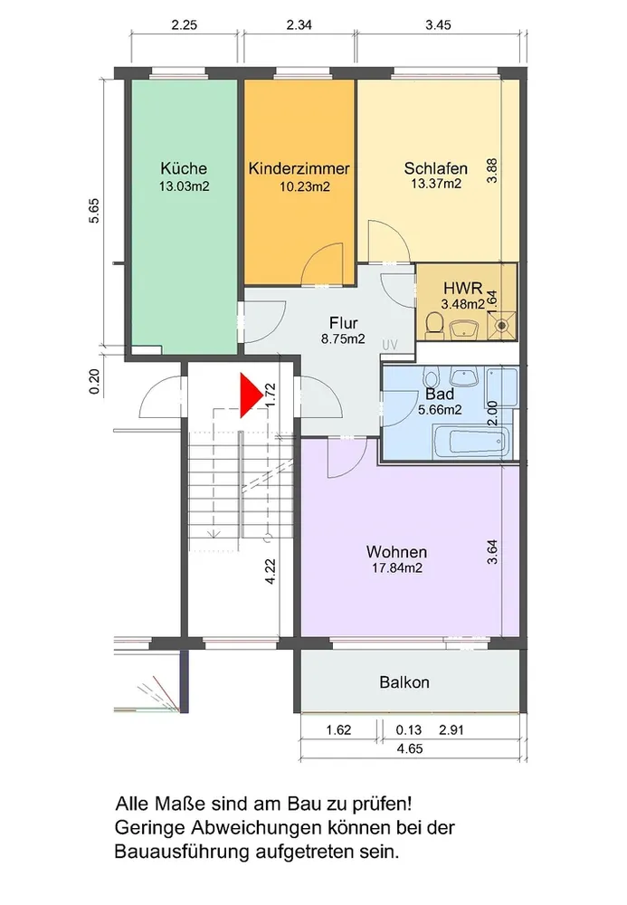 3 room apartment with 76 m² in Neubrandenburg – Photo 7