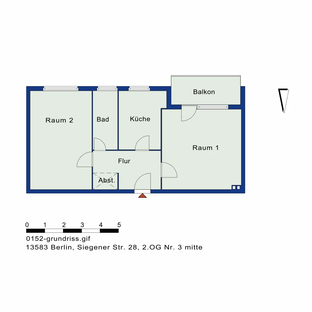 2 room apartment with 58 m² in Berlin – Photo 8