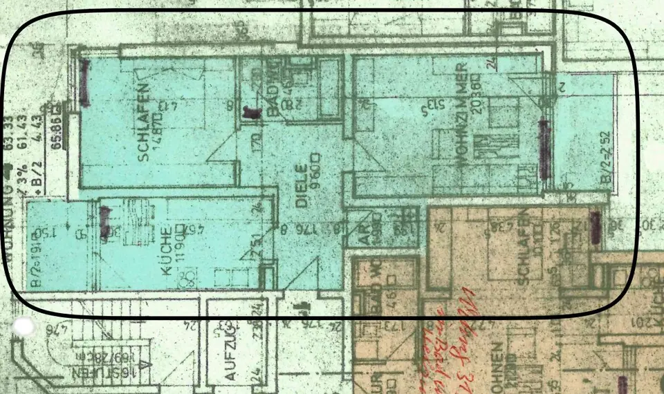 2 Zimmer Wohnung mit 66 m² in Coburg – Bild 9