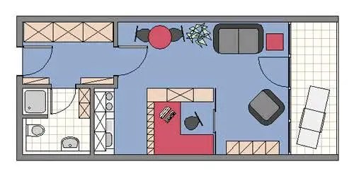 Studio mit 35 m² in Mannheim – Bild 10