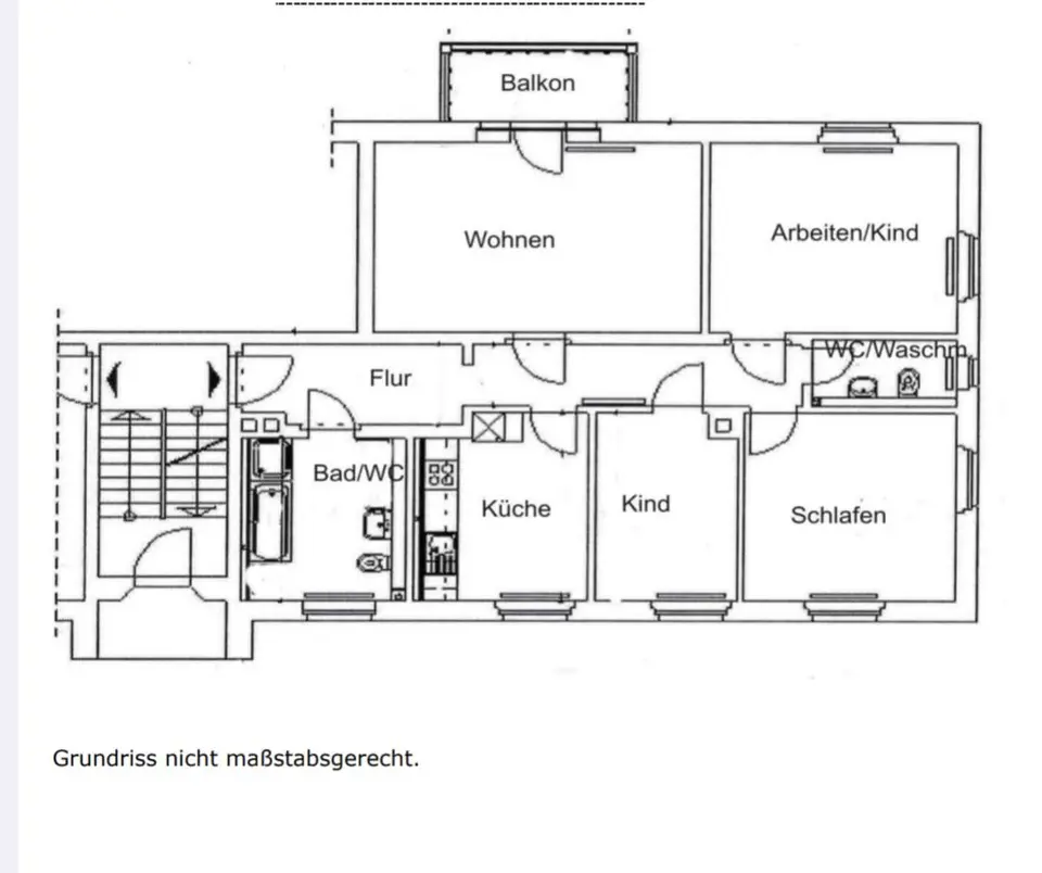 4 Zimmer Wohnung mit 110 m² in Plauen – Bild 10