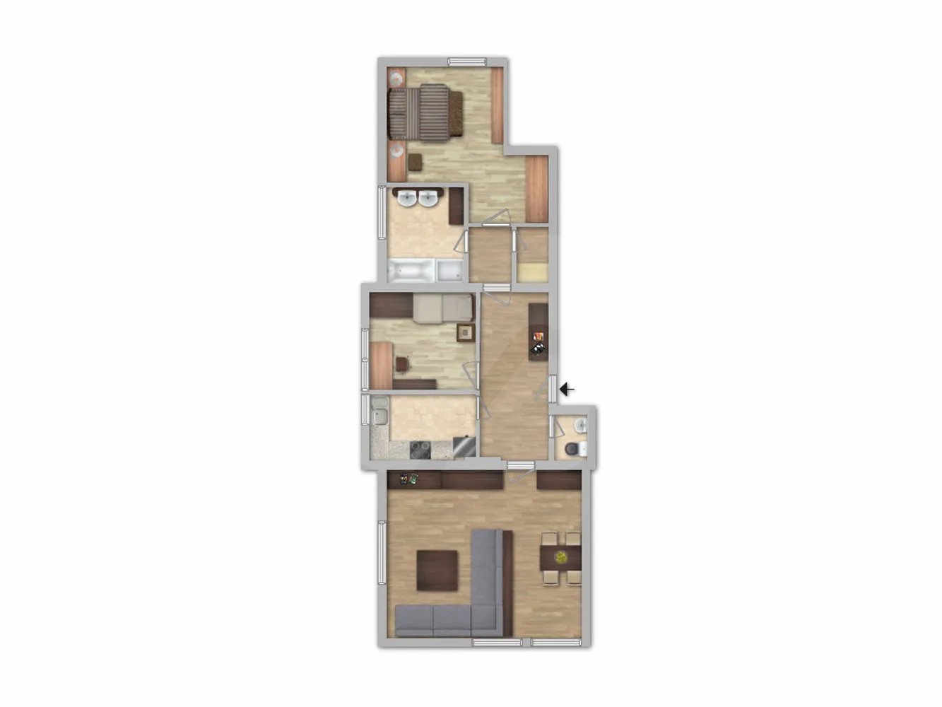 3 Zimmer Wohnung mit 92 m² in Lüdenscheid – Bild 11