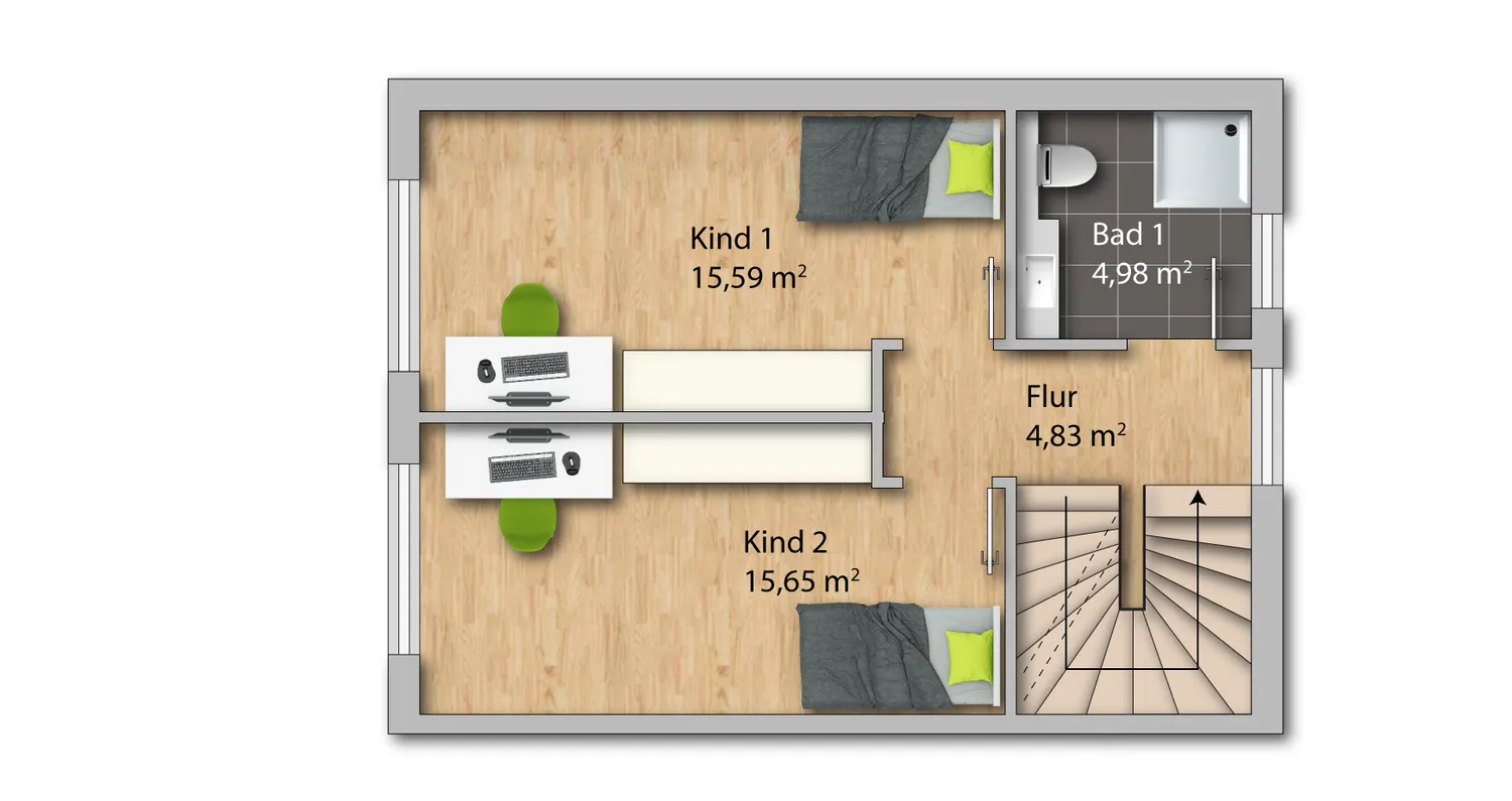 4 Zimmer Haus mit 124 m² in Köln – Bild 2