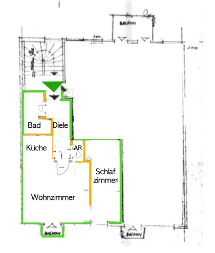 2 Zimmer Wohnung mit 32 m² in Köln – Bild 8